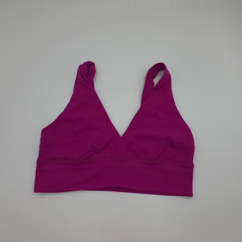 Lululemon Align V-Neck Bra in Magenta Purple Size 10